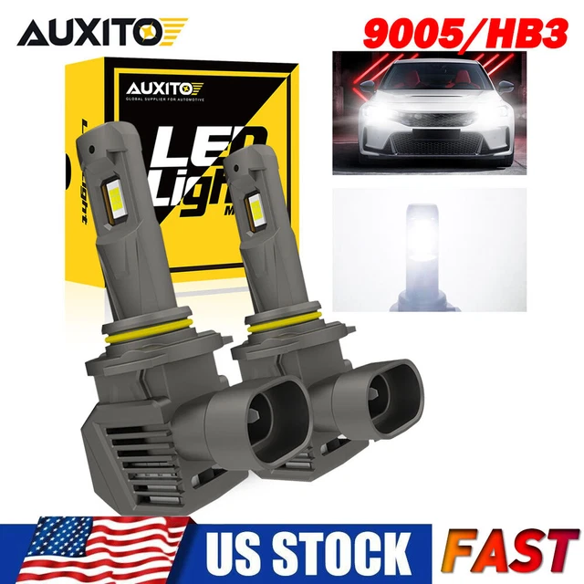 AUXITO ULTRA 9005 Pair Set High Performance Headlight 2 Bulbs NEW 22000LM 120W