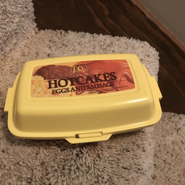 Vintage Fisher Price McDonald’s 1988 Hot Cakes Eggs & Sausage Play Food Box Only