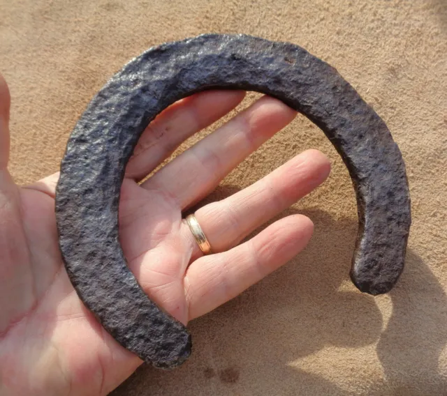 Dug Hand Forged Post Medieval Horse Shoe 1700's Detecting Find