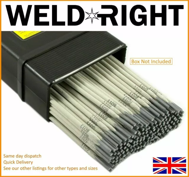 Weld Right® Allzweck E6013 Lichtbogenschweißelektroden Stäbe 1,6-5,0 mm 5-100...