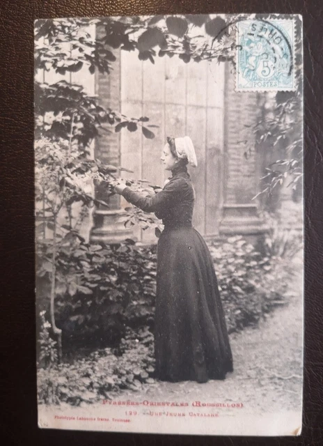 CPA Amélie-les-Bains – Type De Jeune Catalane – Carte Postale Ancienne 66 – Noir Et Blanc