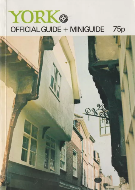 York Official Guide & Miniguide, 1974 Paperback With Street Map