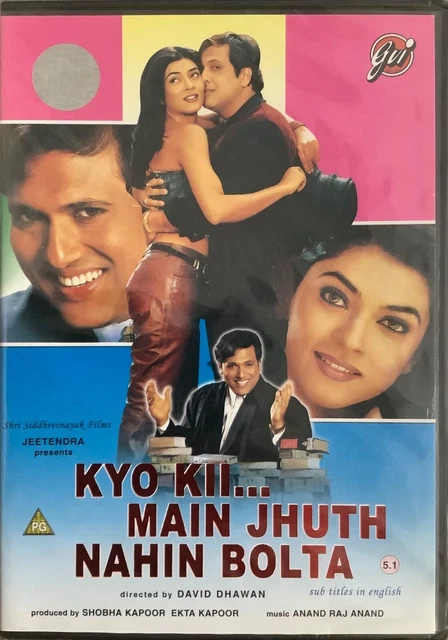 KYO KII MAIN Jhuth Nahin Bolta *Govinda *Sushmita Sen *Rambha