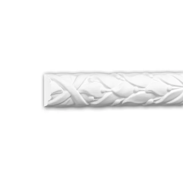 PROFHOME 151352F barra flexible de pared y friso barra de estuco barra decorativa 2 m