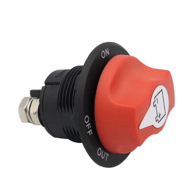 12V 100A BATTERY Isolator Switch Disconnect Power Cut ON/OFF for Car ...