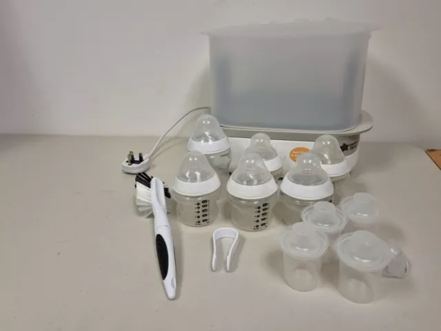 Tommee Tippee Baby Complete Feeding Set White Used Mint (1)