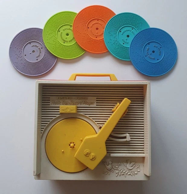 FISHERPRICE MUSIC BOX Record Player and Records EUR 40,41 PicClick IT