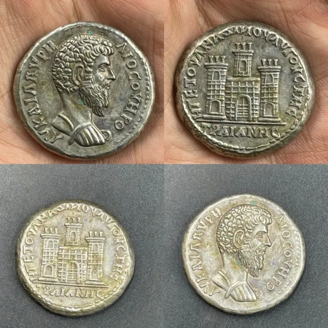 Wonderful Ancient Sassanian Bronze Unique Coin Intaglio