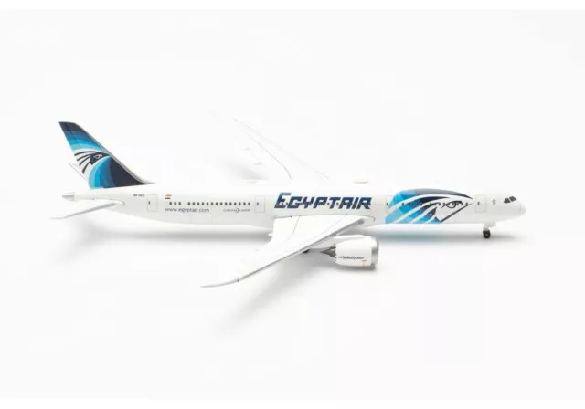 New! Herpa 536844 Egyptair Boeing 787-9 Dreamliner, reg. SU-GEU - 1:500 diecast