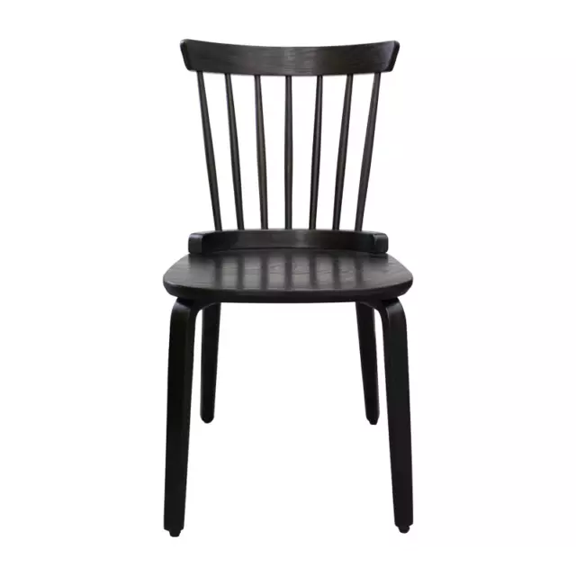 Solid Wood Slat Back Windsor Chair (Set of 2)