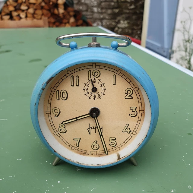 Réveil de table vintage soviétique Jantar fabriqué en URSS