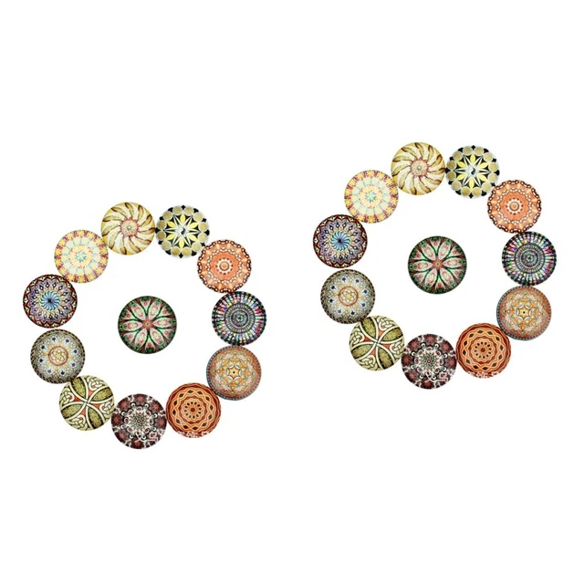 40 stücke DIY Schmuck Material Kreative DIY Muster Glas Patch Zarte DIY Muster