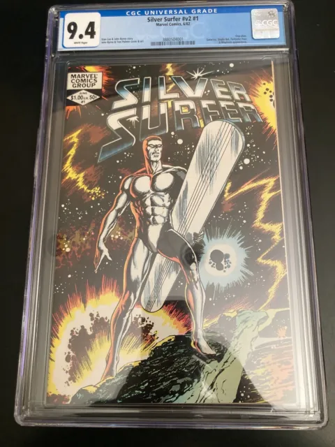 SILVER SURFER #1 (Marvel Comics/1982) **CGC 9.4** White Pages!
