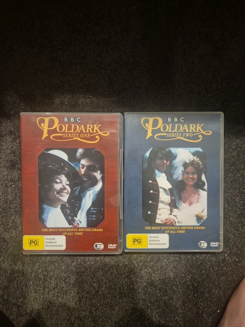 POLDARK : SERIES 1 & 2 DVD BBC 1975 7-Disc Set Region 4 PAL