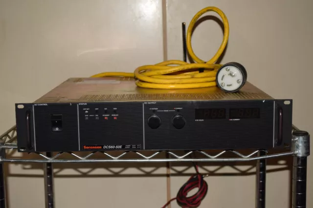 Sorensen Dcs60-50Em9Cm33 0-60V 0-50A Power Supply (Qc35)