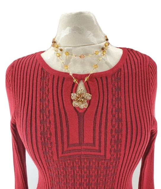 Handmade Indian Beaded Rhinestone Necklace Pendant in gold tone Mumbai made
