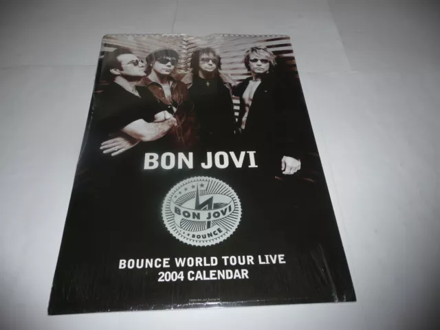 Bon Jovi - Bounce World Tour Live 2004 Calendar (Danilo) SEALED