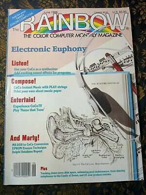 TANDY Rainbow Computer Magazine JULY 1986 VG