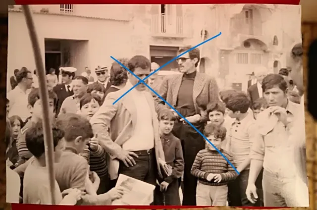 Franco Franchi e Ciccio Ingrassia a Palermo tra la gente - Fotografia BN