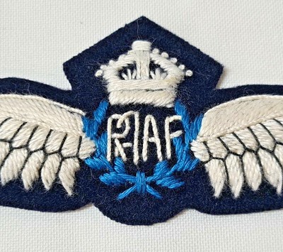 WW2 ROYAL AUSTRALIAN Air Force Pilot Uniform Replica Wings Badge Raaf £