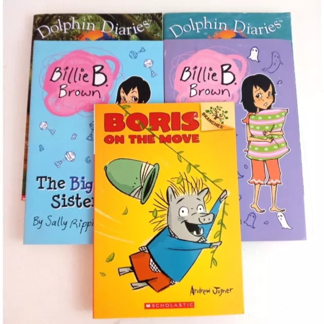 Mixed Lot Of 5 Children's Chapter Books Dolphin Diaries, Billie B. Brown & More