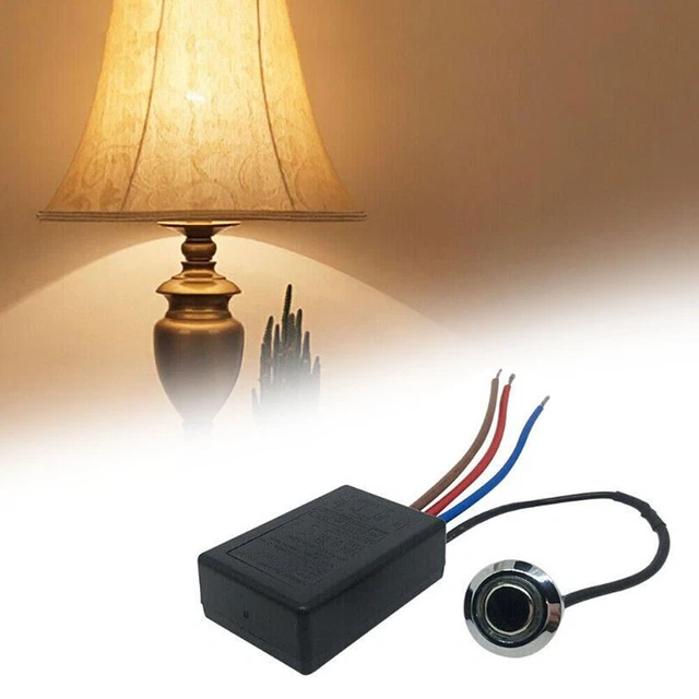 Interrupteur de gradation tactile LD600S EU avec commande au doigt 3 voies inté