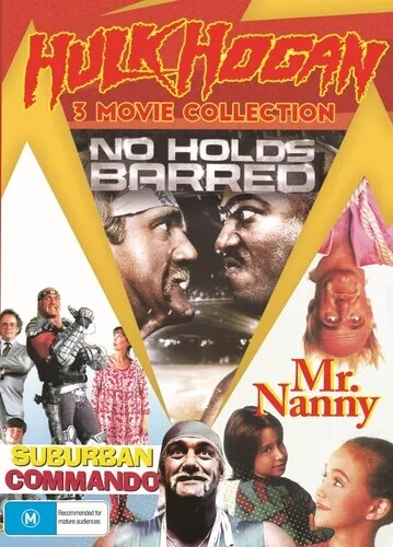 Hulk Hogan 3 Movie Collection (No Holds Barred / Mr Nanny / Suburban Commando) -