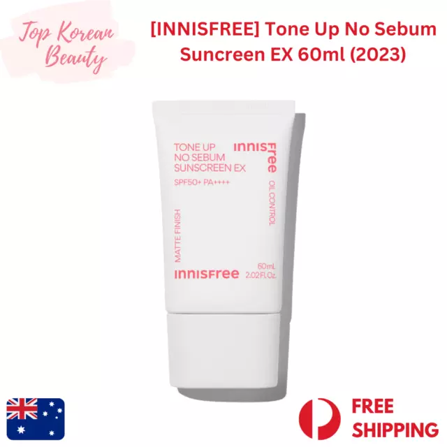 [INNISFREE] Tone Up No Sebum Sunscreen SPF50+ PA++++ 60ml K-Beauty | AU Stock