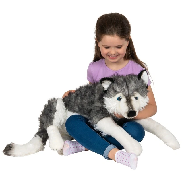 70cm Ellie the Husky Dog Plush Kids Soft Toy Cuddly Gift