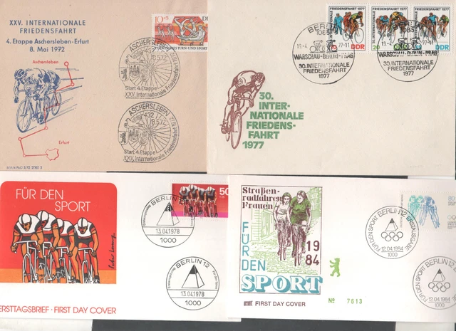 Radsport history LOT 4 Belege