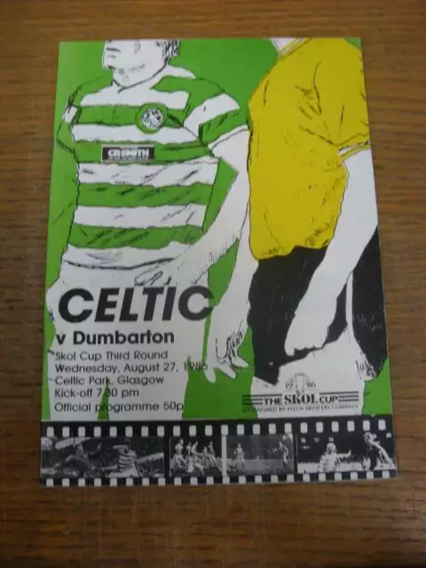 27/08/1986 Celtic v Dumbarton [Scottish League Cup]