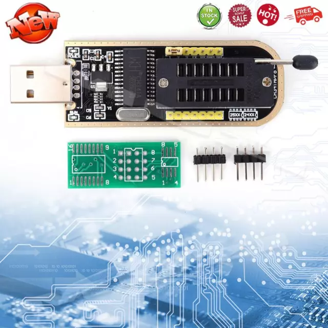 ~ CH341A 24 25 Series EEPROM Flash BIOS Convenient USB Programmer Module Durable
