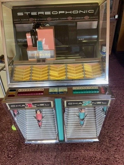 1958 Seeburg Model 220 Jukebox - Filled with Records