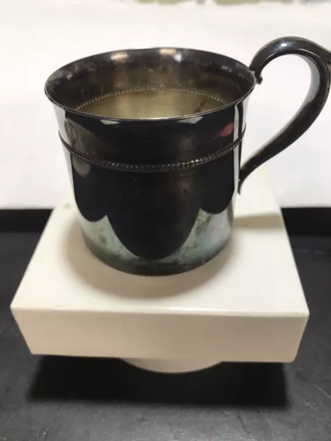 Vintage REED & BARTON Cup for Baby Child Silverplate 767 Pre-owned