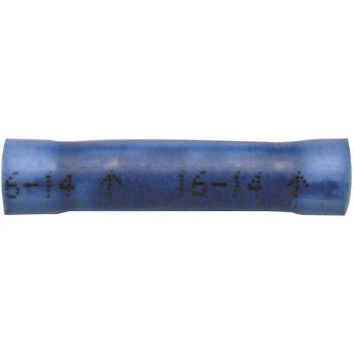 Vinyl Insulated Butt Splices; 16-14 AWG; 100 pack