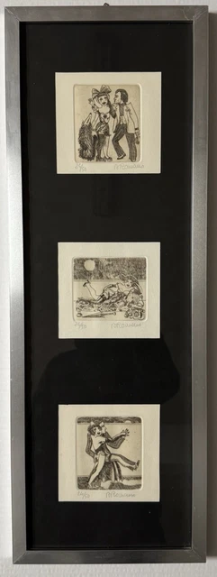 Gravure Carlo Alberto Mutinelli – Acquaforte – Œuvre D’art Originale – 1916-1999