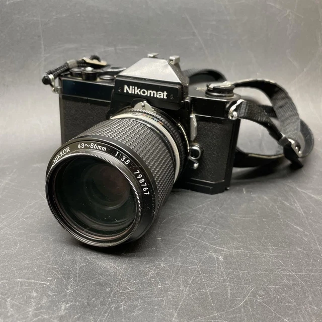 NIKON NIKOMAT FT2 NIKKOR 43-86mm 1:3.5 Camera $257.81