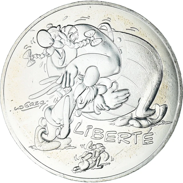 [#1022139] France, 10 Euro, Astérix - Liberté, 2015, Monnaie de Paris, MS, Sil,