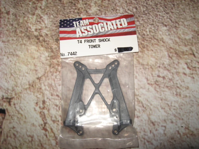 Vintage RC Associated T4 Truck 1:10 Front Shock Tower (1) 7442