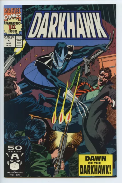 DARKHAWK #1 1991 1st APPEARANCE & ORIGIN KEY ISSUE  Dawn of the DarkHawk Marvel