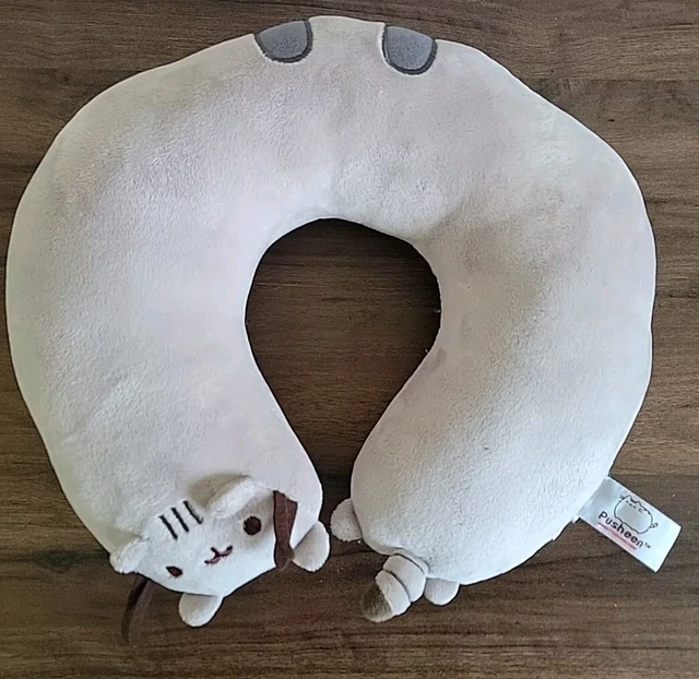 PUSHEEN NECK PILLOW Travel Plush Stuffed Animal Toy Cat Gund 2018 4060080 22.99 PicClick