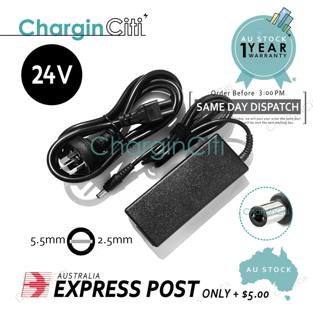 UpBright 24V AC/DC Power Adapter For LG LCAP37 Flat Screen HD TV – New-700373