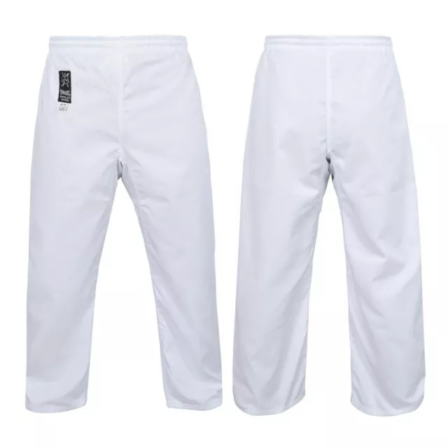 Morgan Sports Yamasaki Gi Martial Arts Pants - 10oz - White -Kids & Adults Sizes