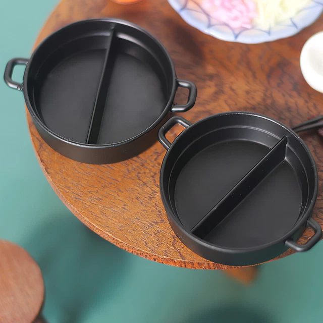 Vaso mandarino mini giocattolo accessori per case delle bambole vecchio stile
