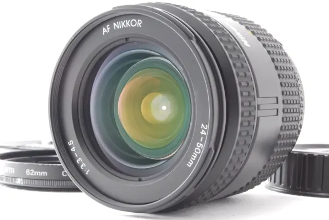 N Mint Nikon AF Nikkor 24-50mm f/3.3-4.5 Wide Zoom Lens w/Caps Filter From JAPAN