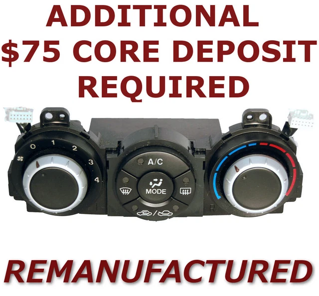 REMAN 2004 2005 2006 2007 2008 MAZDA RX8 AC Climate Control Temperature