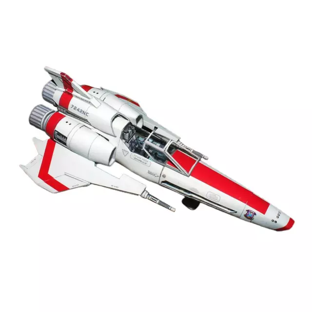 Battlestar Galactica  2  Mk II Ship 3D Paper Model Kit DIY Toy