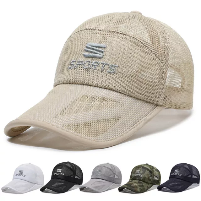 Casquette De Baseball En Maille D'été Pour Femmes Et Hommes Sports Snapback .