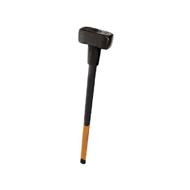 Fiskars Marteau 5kg Tête : 4kg Longueur : 90cm Avec Protection en Caoutchouc