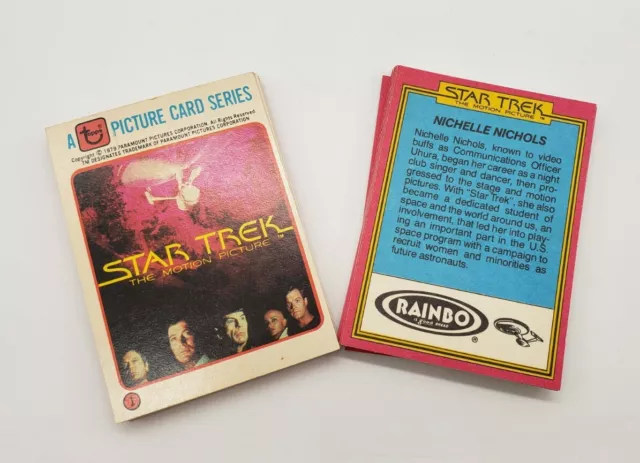 STAR TREK - MOVIE - Complete VINTAGE Base Set (33 cards) - RAINBO BREAD 1979